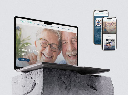 Esempio di sito vetrina realizzato dallo studio web